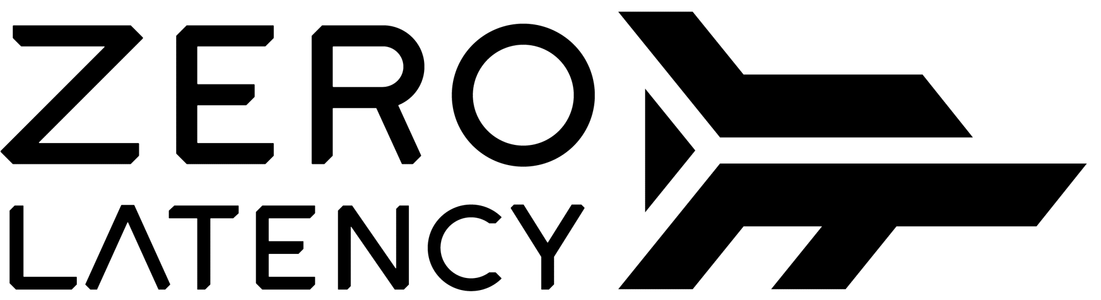 Logo noir Zero Latency - réalité virtuelle à Lyon